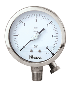 All SS Pressure Gauge - Bourdon Type - External Zero Adjustment - Chemical injection gauges - Oil and Gas Approved Pressure gauge - Process industries Pressure Gauges