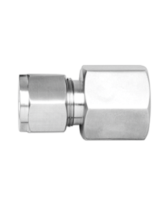 Female Connector Compression fittings - Instruments fittings - up to high pressure 20000 psi - Double Ferrule type with Hardening Process of Back Ferrule - SS316L - Monel - Inconel 625. 825 - Hastelloy C with NACE - ADNOC - Oxy - Tatweer approved
