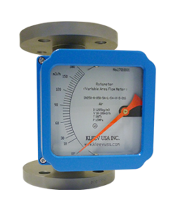 Rotameter Metal Tube flow meter - Variable Area Type flow meter - for Water and Waste Water - Process industries with Digial display and 4-20 mA output - PTFE lined Rota meters